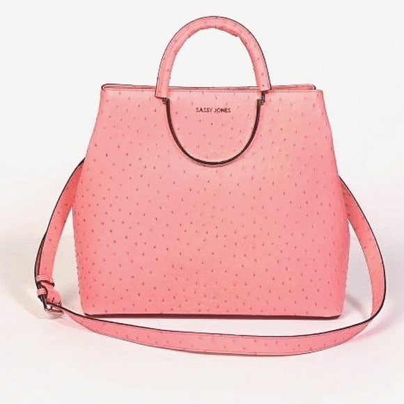 Sassy Jones Handbags - NWT Sassy Jones Pink Pamela Tote